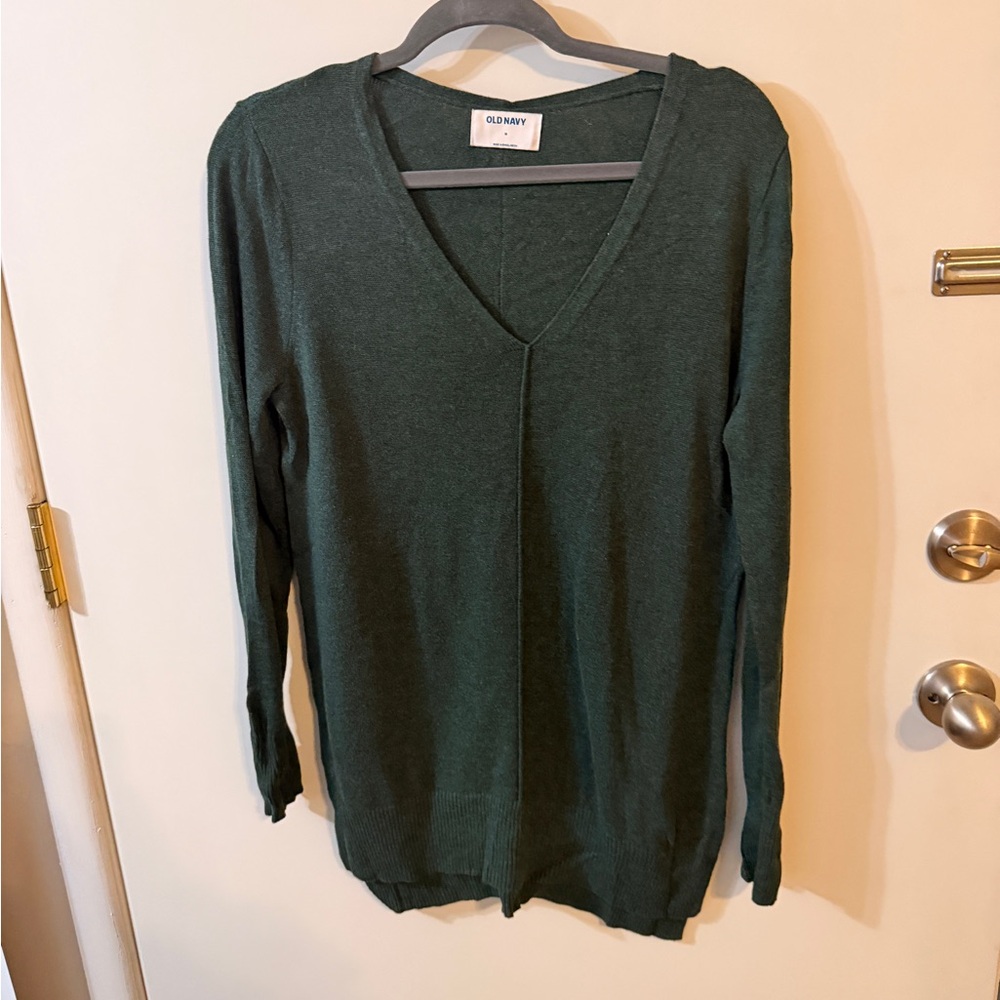 Old Navy Forest Green Knit Sweater